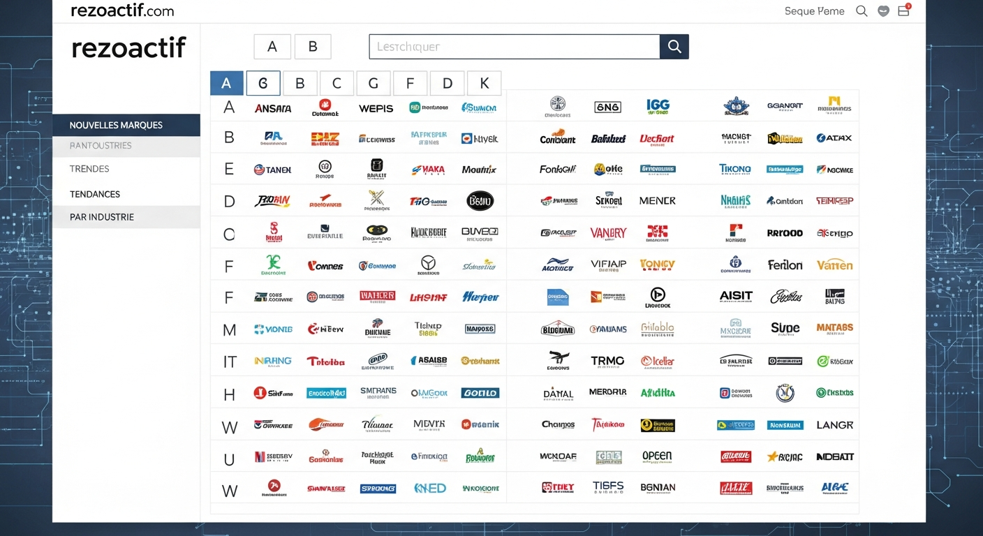 Liste des marques rezoactif.com